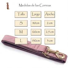 Correa de Terciopelo para Perros pequeños, pequeños, medianos y Grandes. (Rosa, Chico) - Caramelo - Ver 8