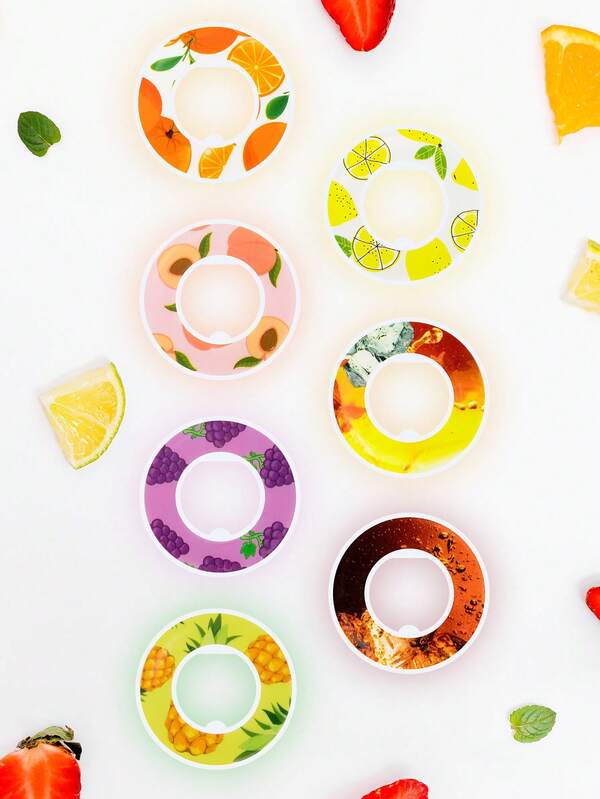 1pc Flavor Pods For Water Bottle, Fruit Fragrance Rings For Water Bottle Flavor Pods Creative Water Cup Scented Pods For Outdoor Sports