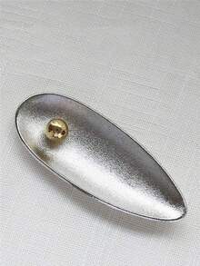 1 pièce Set support à encens minimaliste en métal couleur argent/bronze mat, plateau à encens en alliage de zinc + support à bâtons d'encens en perles de cuivre, convient pour des bâtons d'encens jusqu'à 21 cm, adapté pour la salle de thé, la cuisine, la décoration de la maison - Multicolore - Voir 13