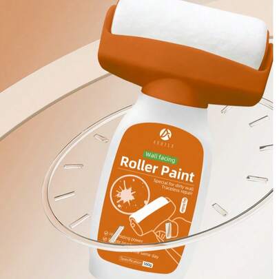 500 جرام طلاء جدران أبيض، فرشاة دهان كبيرة، مناسبة لإصلاح الجدران، طلاء لاتكس، أفضل خيار لتنظيف الجدران، طلاء جدران أبيض (أبيض)، طلاء لاتكس، فرشاة دهان برتقالية للجدران، أبيض، مناسبة لإصلاح جدران المنزل، والتنظيف من الشقوق والأوساخ