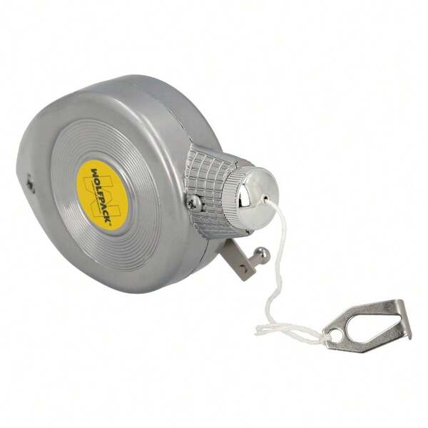 WOLFPACK LINEA PROFESIONAL Tiralineas Aluminio Con Cuerda 30 Metros, Tiza Obra, Linea Obra Tiza, Cordel De Trazado.