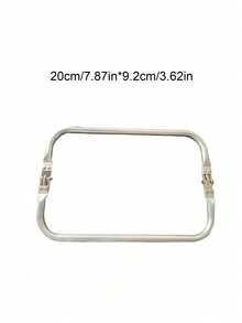 4 Colors DIY Bag Handles, Including Semi-Circle, Flat, And Resin Handles, Suitable For DIY Beach Bags, Decorative Wallets And Handbags, Also Applicable For Crochet And Woven Crafts. These Detachable Handles Are Sturdy, Durable, Lightweight And Easy To Install, Ideal For DIY Bag Projects. - Multicolor - View 16