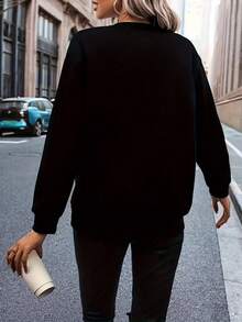 Ohana Means Family - Womens Hoodie - Lilo - Stitch - Film - Animation - Hawaii_66_t1 - 黑色 - 查看 4