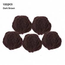20pcs High Quality Nylon Hair Nets, Suitable For Celebrity Dance Performance Buns/Hair Extensions/Braiding Caps - Multicolor - View 19