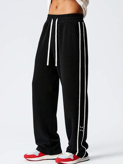 Men's Outdoor Sports Casual Pants, Couple Design, Fashionable Versatile Straight-Leg Trousers, Autumn/Winter