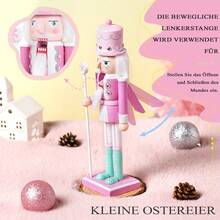 25 cm kreative pinke Zuckerwaren-Serie Nussknacker Weihnachtsfeier Tischdekoration feines Geschenk