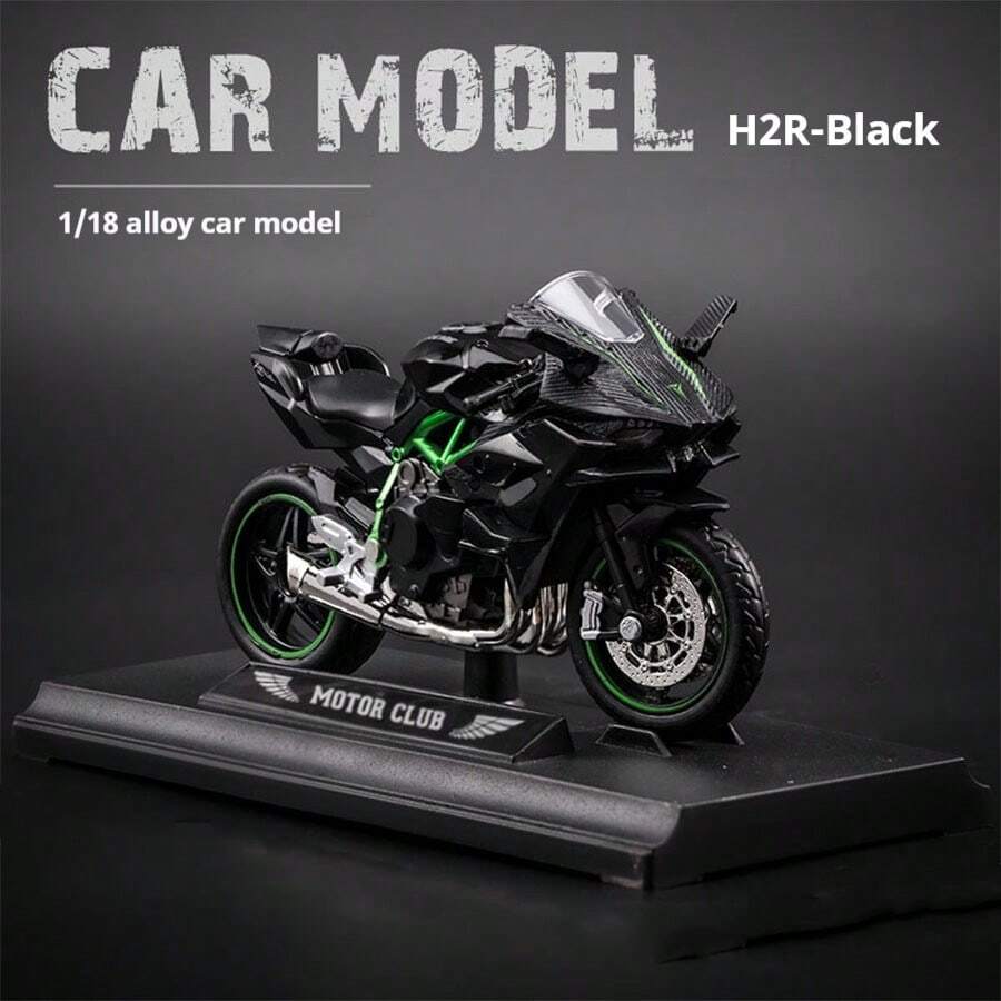 1:18 Scale Motorcycle Models - Kawasaki H2R, Ducati, Ideal Gift For Boys, Birthday, Car Model Collectors