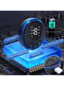 YUZHAOLIN EMS Physical Therapy Acupoint Foot Massager, Pulse Foot Massage Device - Multicolor - View 10