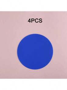 Paleta de Esmalte de Unhas, Tapete Redondo de Silicone de Uso Múltiplo, Suporte para Copos e Abridor de Garrafas, Descanso Dobrável e Lavável para Bebidas e Café, Tapete de Utilidade de Uso Múltiplo para DIY