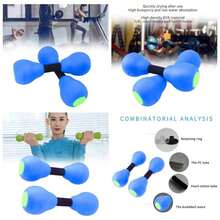 Juego de Mancuernas Deportivas, Mancuernas Acuticas para Mujeres, Construccin de Msculos Flotantes, Pesas de Agua de Secado Rpido, Aerbic Acutico, Fitness en la Piscina, Azul - Azul - Ver 1