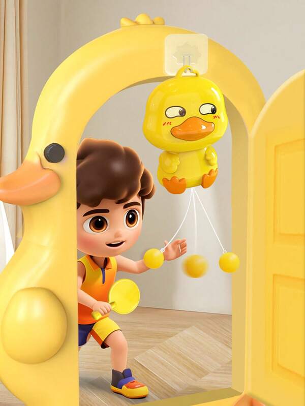 1 Set Children's Hanging Ping-Pong Training Device For 3+ Years Old Boys And Girls, Parent-Child Interactive Educational Toy, Indoor Hand-Eye Coordination Exercise, Christmas And New Year Gift.