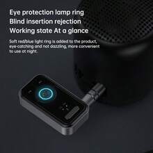 VAORLO 升级版蓝牙 5.4 音频接收器发射器 3.5 毫米 AUX HiFi 立体声音乐无线音频适配器带麦克风免提通话车载套件扬声器蓝牙耳机电视电脑飞机 - 彩色 - 查看 7