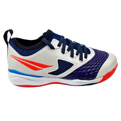 Chuteira Futsal Penalty MAX 1000 Branco Locker Ecoknit Conforto