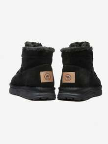 CAMEL CROWN Women's Snow Boots Winter Plus Velvet Thick Warm Anti-Ski Cotton Shoes Mid-Cut Short Boots - Black - View 4
