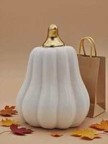 Platinum Pumpkin, Home Decoration In Autumn, Modern Holiday Home Decoration, Fashion Halloween Decoration.