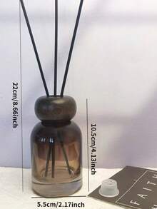 1 Chai đựng tinh dầu có nắp gỗ sồi, hộp đựng máy khuếch tán hương liệu kèm 5 que mây - Nhiều màu - Xem 3
