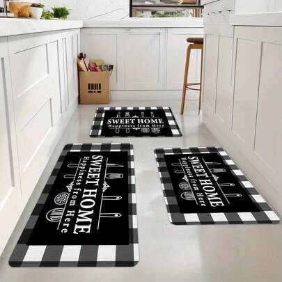 1/2/3pcs Kitchen Set, Sweet Home Theme, With Letters Design, Suitable Kitchen, Bathroom, Suitable Good Friends To Gifts, Birthday Gifts, Holiday Gifts,-Giving On Halloween And, Home Use, Essential Items Home