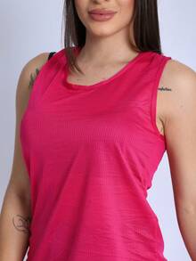 Women Sports Tees & Tanks - Hot Pink - View 5