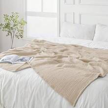 Muslin Throw Blanket 50x65 Inches, Cozy Soft Lightweight Pre-Washed Cotton, All Season Breathable 4-Layer Gauze Throw Sofa Couch Bed, Dusty Olive, Blanket - 02 - 中性 - 查看 6