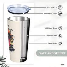 40oz/20oz Totenkopf & Hawaii-Stil Edelstahl Thermobecher - Isolierter Reisebecher für Väter, Halloween & Erntedankgeschenk, wiederverwendbare Kalt-/Heißgetränkeflasche für Camping, Wandern, Literaturliebhaber