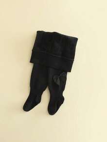 1 buc. Colanți groși cu fundă decorativă pentru fete, dresuri pentru copii, colanți pentru copii mici, toamnă/iarnă