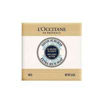 L'Occitane 100克乳木果油牛奶香氛洁面皂，男女通用手工礼品皂 - 白色 - 查看 3