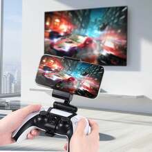 Gamepad Phone Mount Clip - Adjustable Controller Bracket Holder For Mobile Gaming Comfort - Multicolor - View 6