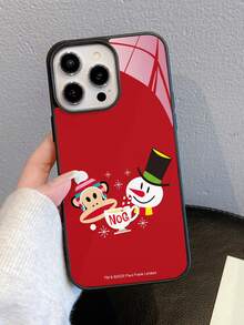 Paul Frank 官方授权二合一亚克力手机壳，全身防震保护带摄像头盖，设计兼容 13/14/15/16 Pro Max - 彩色 - 查看 4