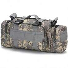 3P 军用行李包腰包，Molle 防水腰包，相机包，迷彩 EDC 实用袋斜挎包，带肩带 - 彩色 - 查看 9