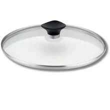 Tampa De Vidro  Temperado Para Panela e Frigideira Com Pomel Puxador