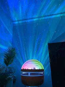 RGB 动态北极光氛围投影灯，LED 夜灯，USB 供电，带遥控器，银河星空投影仪，卧室夜灯投影仪，星空投影仪，房间装饰，家庭影院，天花板，礼品装饰，婚礼装饰，神奇投影灯，完美的圣诞节、万圣节礼物送给朋友 - RGB動態北極光投影燈 - 查看 12