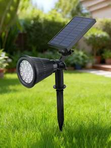 Solar betriebene LED Gartenleuchten, solar betrieben, ohne Verkabelung, für Garten, Park, Rasen, Landschaftsgestaltung, Baumbeleuchtung, laden sich tagsüber auf, leuchten nachts