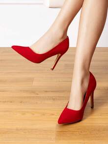 Women Pumps - 紅色 - 查看 3