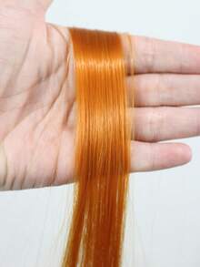 Colorful Hair Extensions, Assorted Neon Color Clip-In Hair Extensions 1pc,Shiny Colored Straight Synthetic Hair Clip Extensions, Suitable For Women And Girls Daily Gatherings, 22 Inches (Approx. 55.9 Cm)