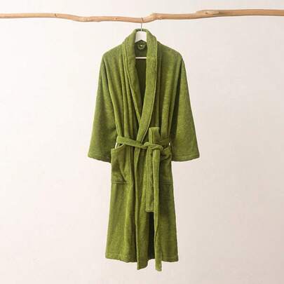 Peignoir de bain de luxe 100% coton, unisexe - style moderne, tissu tricoté, très absorbant et séchage rapide, parfait pour porter après le bain ou la natation, et également adapté pour Noël - thème de dessin animé, 380g extra épais, emballé dans les étoiles de Noël ! Ce peignoir super chaud n'est pas seulement un cadeau, mais une surprise d'hiver.