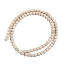 1 Stück Natürliche Fossil Stein Perlen 4/6/8/10/12mm Natürliche Stein Perlen für DIY Schmuckherstellung