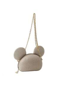 2025 Neues Design Mickey Maus modische Kettentasche, glänzende Pailletten Umhängetasche für Mädchen, elegante Party Clutch