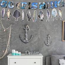 5 Gone Fishing Pancartas de Cumpleaos de Pescar para de de Pescado Colgante de Cuerda Decoraciones de Papel de Cumpleaos para Pescador Verano Jubilacin Estilo Variado - Estilo surtido - Ver 4