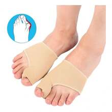 Corrector de hallux valgus, separador de dedos, separador de dedos superpuesto, ajustable, apto para uso diurno o nocturno, solo lavado a mano, fabricado con materiales ABS y PA, ideal para San Valentín, el Día de la Mujer, el Día de la Madre y el Día del Padre. - Amarillo - Ver 9