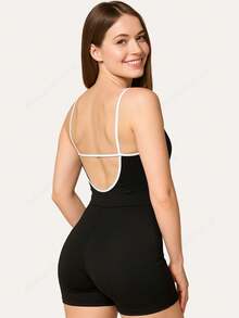 Macaquinho Fitness Academia Detalhe Costas Dia a Dia - Virginia