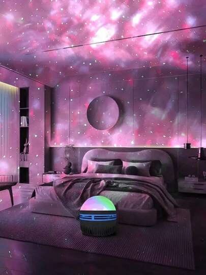  RGB dynamisk norrskensatmosfär projektionslampa, LED-nattlampa, USB-driven, med fjärrkontroll, galaxstjärnhimmelsprojektor, nattlampa för sovrum, stjärnprojektor, rumsdekor, hemmabio, tak, presentdekor, bröllopsdekor, magisk projektionslampa, perfekt jul, halloweenpresent till vänner