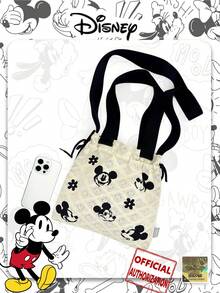 Pattern Drawstring Shoulder Bag, Handheld Tote Bag, Suitable For Travel, Shopping, Commuting, Daily Matching, And Party Occasions