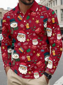 Men's Christmas Holiday POLO Shirt, Suitable As Christmas Gift - Multicolor - View 1