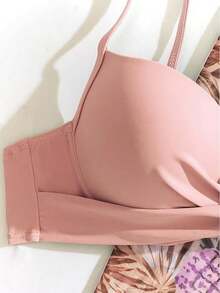 3 Piece Bikini Swimsuit Set With Positioning Print, Beachwear And Women's Vacation Fashion - 粉色 - 查看 10