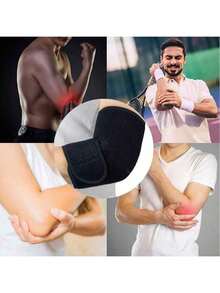 Adjustable Compression Elbow Sleeve, Breathable Mesh Fabric With Dual Straps And Closure Design, Suitable For Gym And Daily Use - Multicolor - View 10