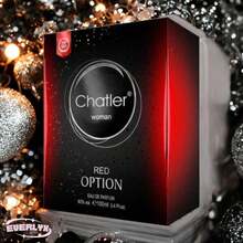 EverlyX Chatler Red Option Woman Eau de Parfum 100 ml – Intensiver und femininer Duft mit blumigen und fruchtigen Noten – Elegantes, lang anhaltendes und umhüllendes Aroma, um bei jedem besonderen Anlass aufzufallen – Ideal für selbstbewusste und anspruchsvolle Frauen – ✅Lieferung in 3-5 Tagen - 100 ml - Übersicht 2