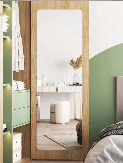 1pc DIY Acrylic Mirror, Bathroom Makeup Unbreakable, Self Adhesive, No Installation Required. [The Product Image Shows The Size, Please Confirm If Size Is Wand Square Round Heart Shaped Waterproof Material, Stick Paste, Mirror. Bedroom Office, Various Surfaces, Environments, Helpful Home Accessory. view 6