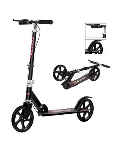 Bicicletas giratorias, juguetes y accesorios para montar, patinetas con frenos de mano, plegables para adultos, adecuadas para adolescentes, patinetes para adultos, patinetes para hombres y mujeres, patinetes con ruedas