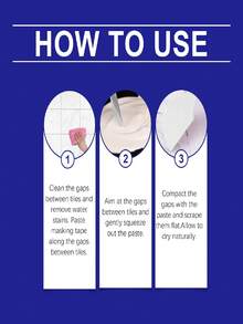 JAYSUING Sellador de lechada de azulejos, relleno impermeable y anti-moho para lechada de azulejos de piso de cocina y baño del hogar. Puede limpiar profundamente las juntas de los azulejos y eliminar manchas resistentes, formando una capa impermeable. - 100ml - Ver 6