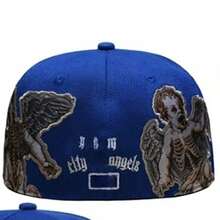 (3-5 días para llegar) m-b moda casual bordado gorra de béisbol deporte versátil l-a personalidad visera sombrero - LA - Ver 3